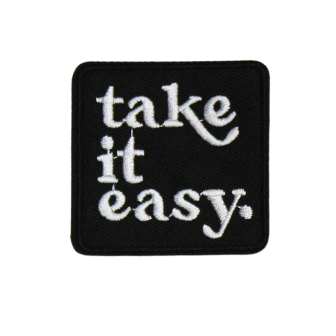 Take It Easy Patch (Small/Embroidery)