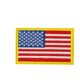 Alternative view of USA Flag Patch (Small/Embroidery)