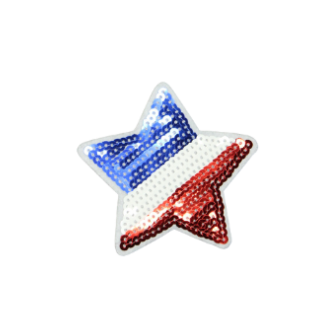 USA Flag Star Patch (Small/Sequin) - Image 3