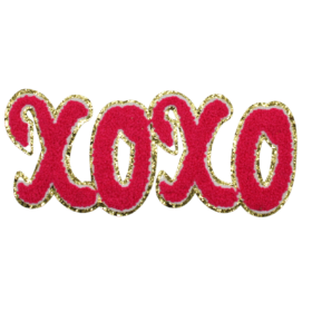 Alternative view of XOXO Patch (Medium/Chenille)