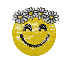 Alternative view of Smile Crown Patch (Large/Sequin)