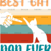 Best Cat Dad Ever DTF Transfer