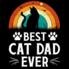 Best Cat Dad Ever-2 DTF Transfer