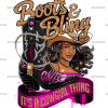 Boots And Bling It's A Cowgirl Thing-1 DTF Transfer