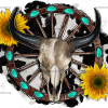 Bull Skull DTF Transfer