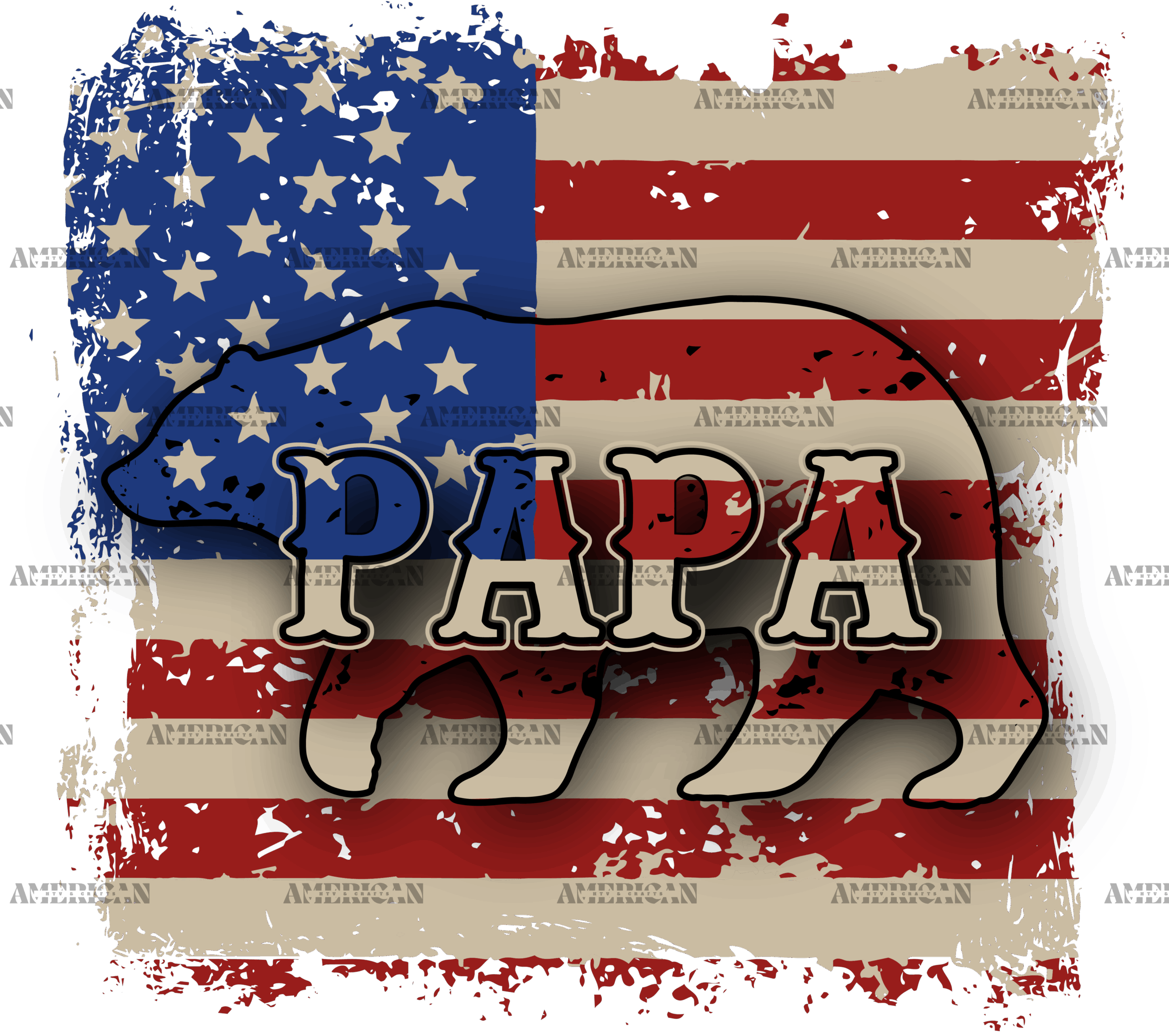 Papa Bear DTF Transfer