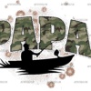 Papa Fishing DTF Transfer