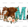 Western Mama Cow DTF Transfer