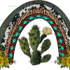 Western Rainbow Cactus DTF Transfer