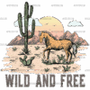 Wild And Free-2 DTF Transfer
