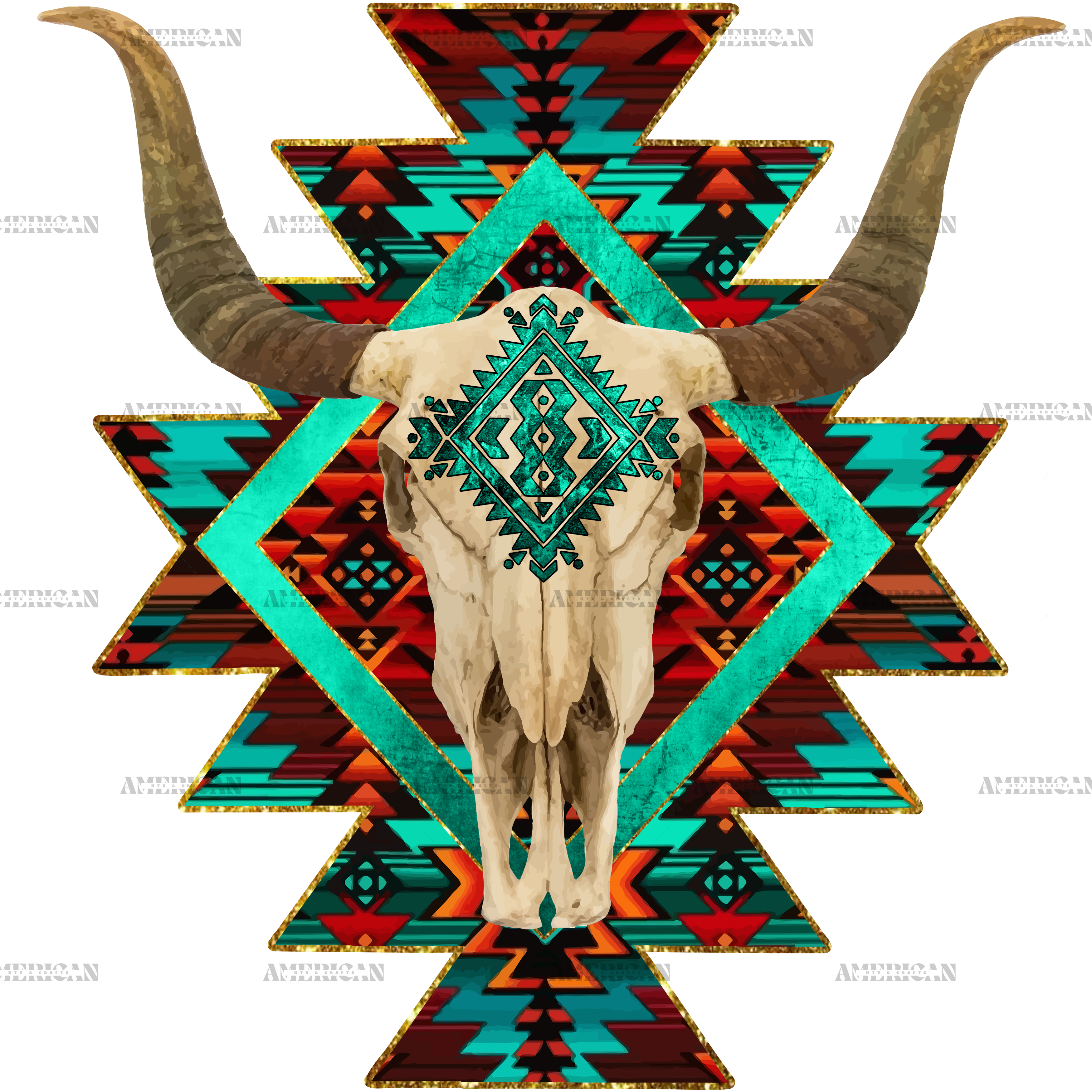 Aztec Bull DTF Transfer