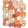 Fall Fall Vibes DTF Transfer