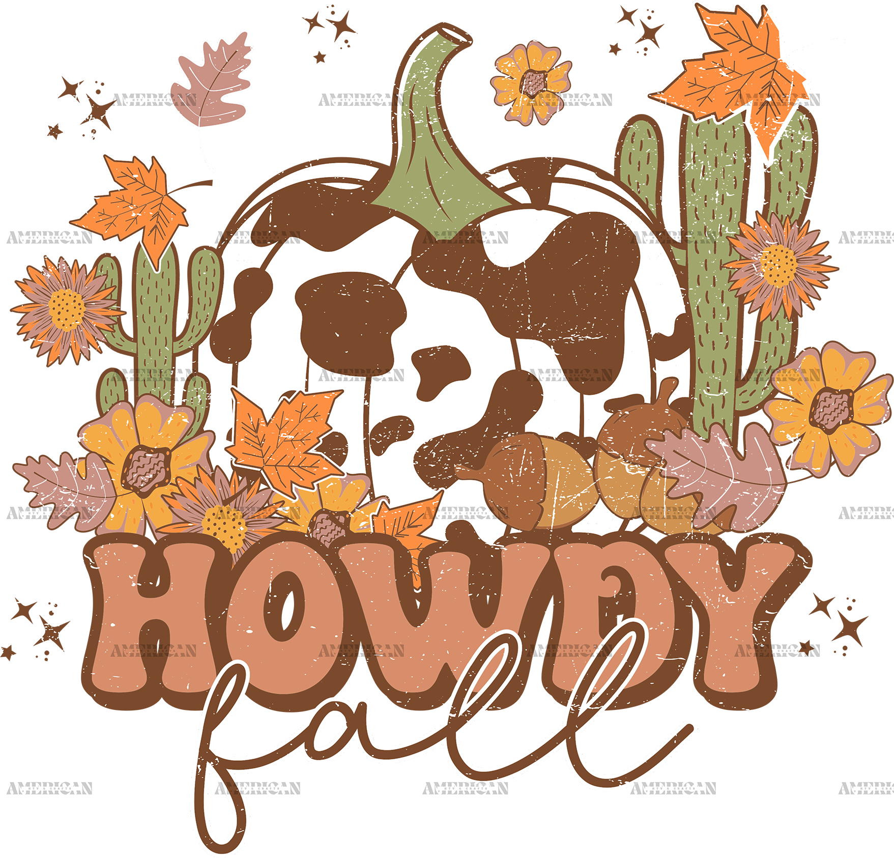 Howdy Fall DTF Transfer